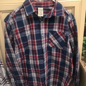Western style XL button down shirt-boy, like new